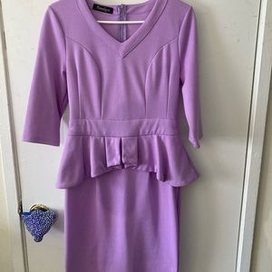 Aamikast dress, lavender, size small.